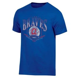 MLB Atlanta Braves Men's Biblend Coop T-Shirt - L