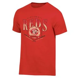 MLB Cincinnati Reds Men's Biblend Coop T-Shirt - XXL