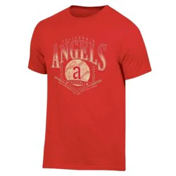 MLB Los Angeles Angels Men's Biblend Coop T-Shirt - S