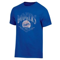 MLB Los Angeles Dodgers Men's Biblend Coop T-Shirt - L