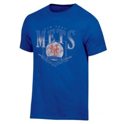MLB New York Mets Men's Biblend Coop T-Shirt - XXL