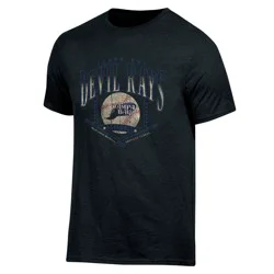 MLB Tampa Bay Rays Men's Biblend Coop T-Shirt - XXL