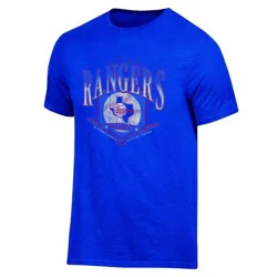 MLB Texas Rangers Men's Biblend Coop T-Shirt - M