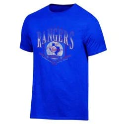 MLB Texas Rangers Men's Biblend Coop T-Shirt - XL