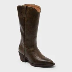 Women's Reed Boots with Memory Foam Insole - Universal Thread™ Reed Weathered Brown 7