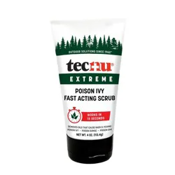 Tecnu Extreme Poison Ivy & Oak Skin Healing and Pain Relief Scrub - 4 fl oz