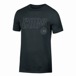MLB Chicago Cubs Men's Black Core T-Shirt - XXL