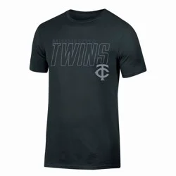 MLB Minnesota Twins Men's Black Core T-Shirt - S