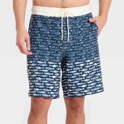 Men's 9'' Swim Trunks - Goodfellow & Co™ Blue XXL