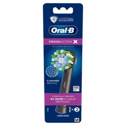 Oral-B Cross Action Refills - Black - 2ct