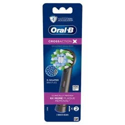 Oral-B Cross Action Refills - Black - 2ct