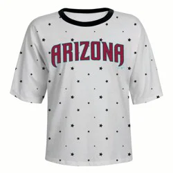 MLB Arizona Diamondbacks Women's Stars Fashion T-Shirt - S
