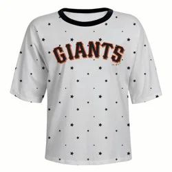MLB San Francisco Giants Women's Stars Fashion T-Shirt - M