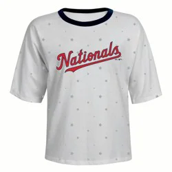 MLB Washington Nationals Women's Stars Fashion T-Shirt - XL