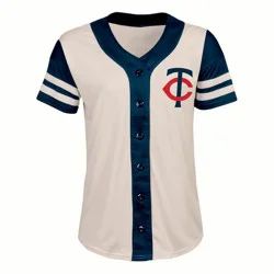 MLB Minnesota Twins Women's Antique White Jersey - XL