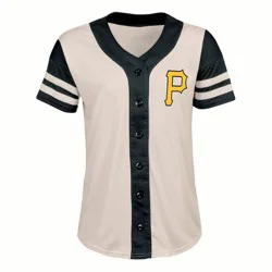 MLB Pittsburgh Pirates Women's Antique White Jersey - M