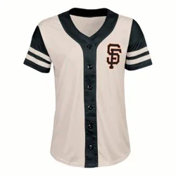MLB San Francisco Giants Women's Antique White Jersey - L