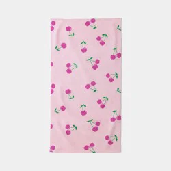 30"x60" Cherries Beach Towel Pink - Sun Squad™