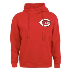 MLB Cincinnati Reds Women's Relaxed Fit Hoodie - M