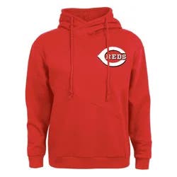 MLB Cincinnati Reds Women's Relaxed Fit Hoodie - M