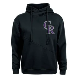 MLB Colorado Rockies Women's Relaxed Fit Hoodie - L
