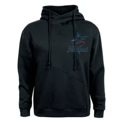 MLB Miami Marlins Women's Relaxed Fit Hoodie - L