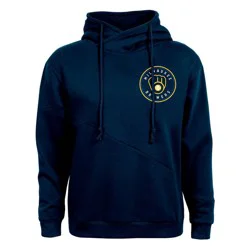 MLB Milwaukee Brewers Women's Relaxed Fit Hoodie - S