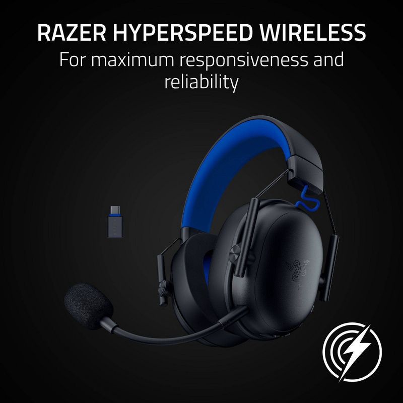 slide 4 of 8, Razer BlackShark V3 X HyperSpeed Headset for PlayStation, 1 ct