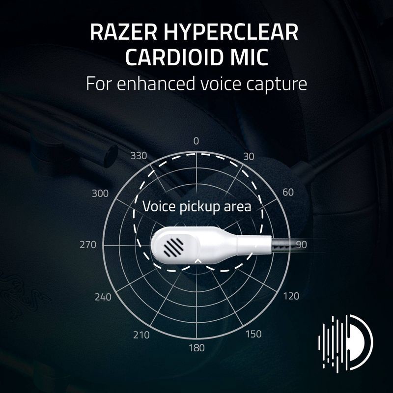 slide 3 of 11, Razer BlackShark V2 X Headset for PlayStation - White, 1 ct