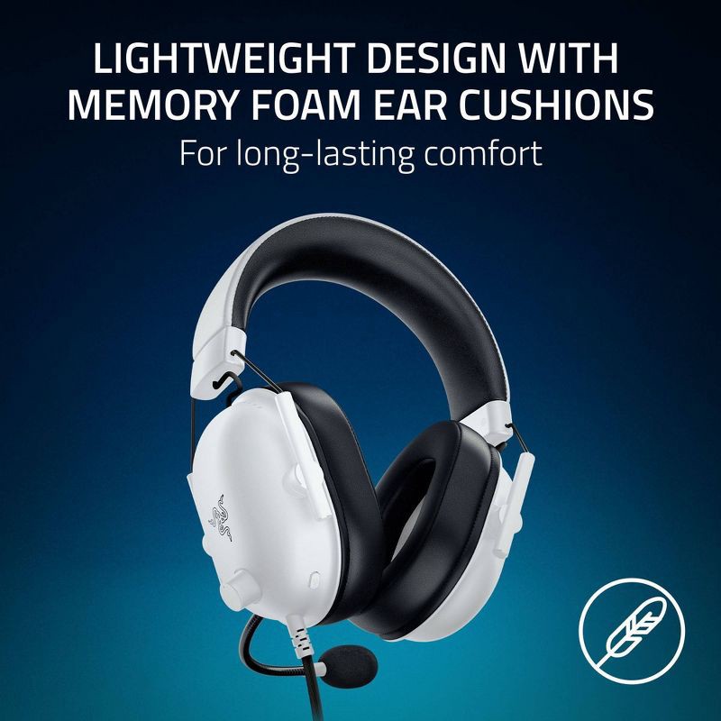 slide 5 of 11, Razer BlackShark V2 X Headset for PlayStation - White, 1 ct