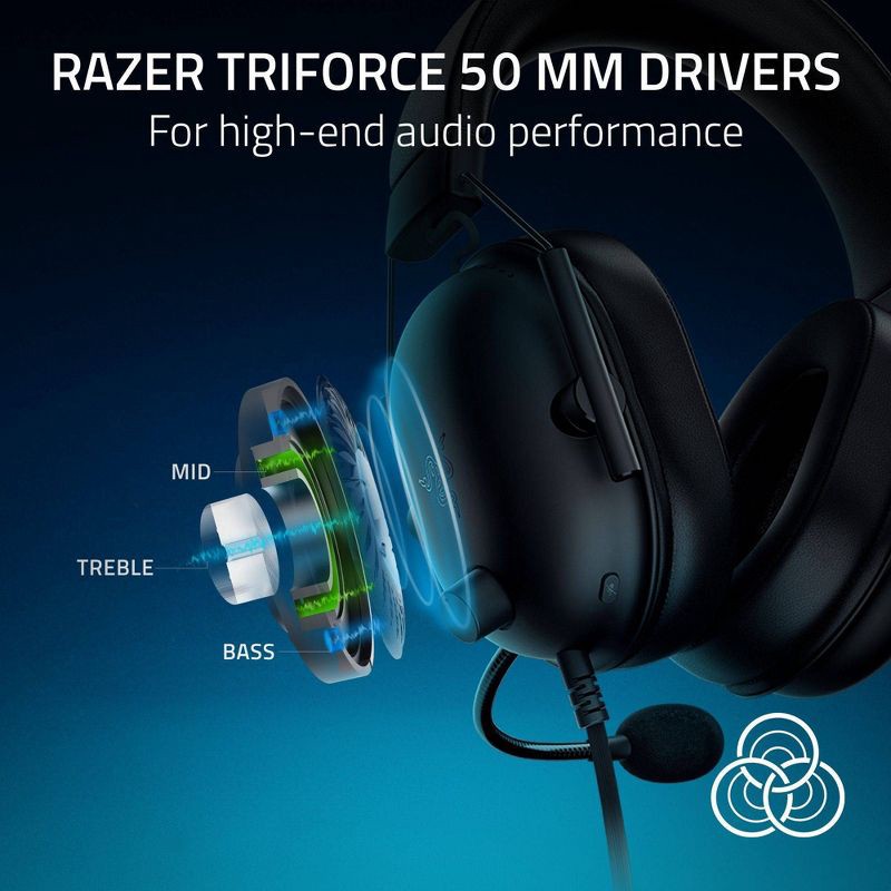 slide 2 of 10, Razer BlackShark V2 X Headset for PlayStation - Black, 1 ct