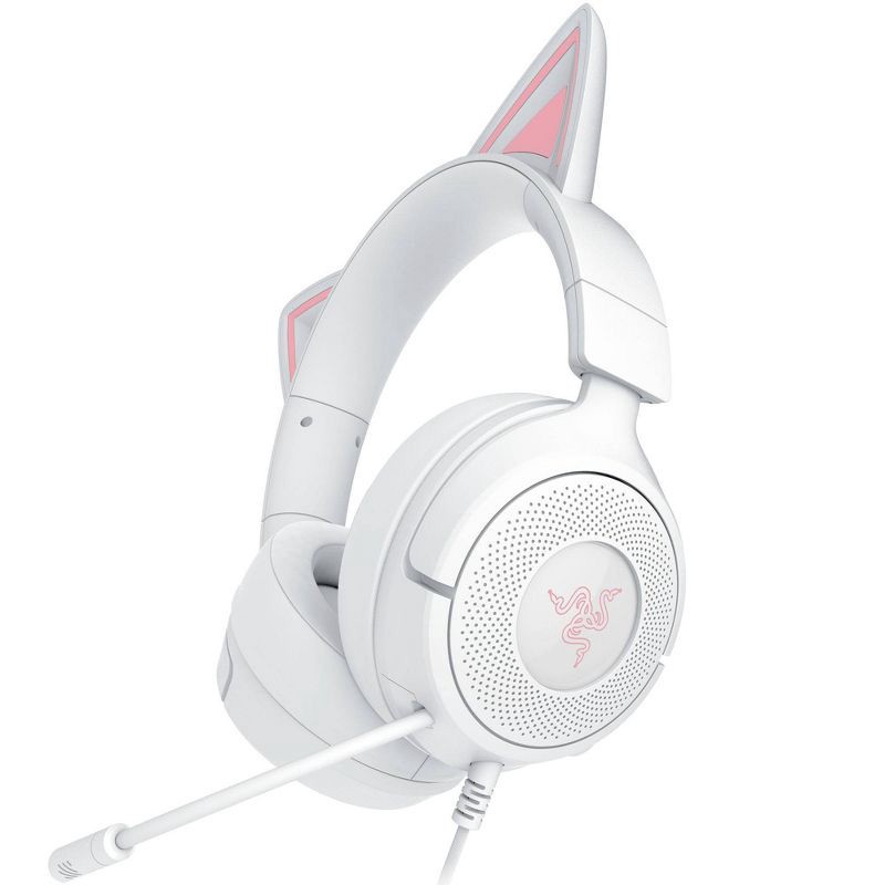 slide 1 of 11, Razer Kraken Kitty V3 X Wired Headset for Gaming - White, 1 ct