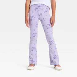 Girls' Flare Leggings - Cat & Jack™ Lavender XS
