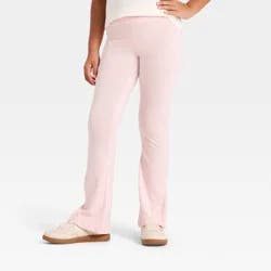 Girls' Flare Leggings - Cat & Jack™ Pink L