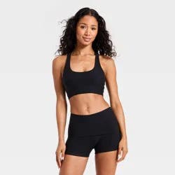 Women's T-Back Sports Bra - JoyLab™ Black M