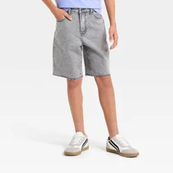 Boys' Loose Jorts - art class™ Gray S
