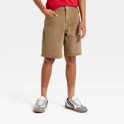 Boys' Loose Jorts - art class™ Brown S