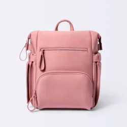 Mini Boxy Solid Backpack Diaper Bag - Pink - Cloud Island™