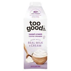 Too Good & Co. Sweet Cream Coffee Creamer - 25.4oz