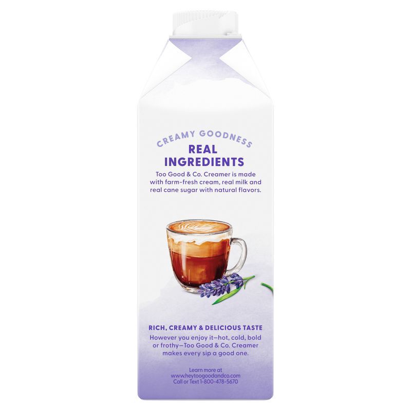 slide 12 of 12, Too Good & Co. Lavender Coffee Creamer - 25.4oz, 25.4 oz