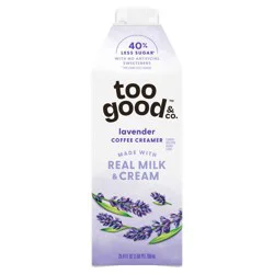 Too Good & Co. Lavender Coffee Creamer - 25.4oz