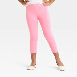 Girls' Capri Leggings - Cat & Jack™ Light Pink XL