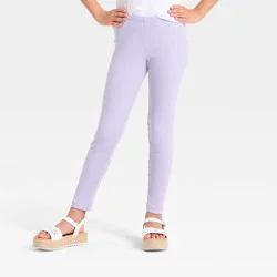 Girls' Ribbed Leggings - Cat & Jack™ Lavender L