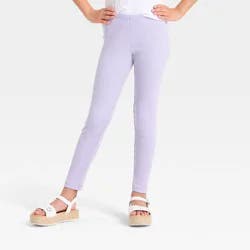 Girls' Ribbed Leggings - Cat & Jack™ Lavender S
