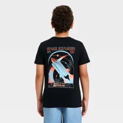 Boys' Short Sleeve 'space Explorer' Graphic T-Shirt - Cat & Jack™ Black S