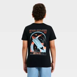 Boys' Short Sleeve 'space Explorer' Graphic T-Shirt - Cat & Jack™ Black M