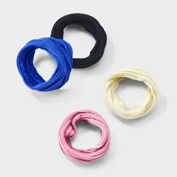Extra-Wide Nylon Elastics - 4pk - All In Motion™: Hair Styling, Securing Hair, All Hair Types