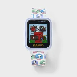 Girls' Peanuts Light Up Interactive Smartwatch -White