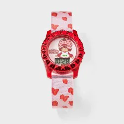 Girls' Strawberry Shortcake Flashing LCD Watch - Pink