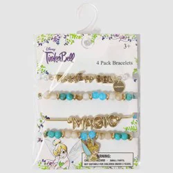 Disney Girls' Tinkerbell Bracelet Set - Gold